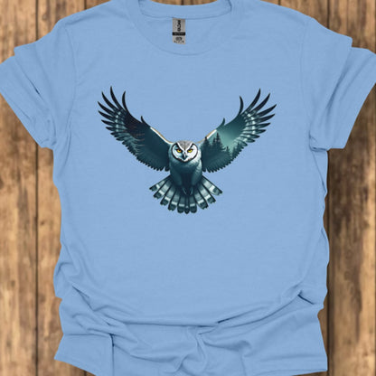 Vliegende Uil Double Exposure T‑Shirt
