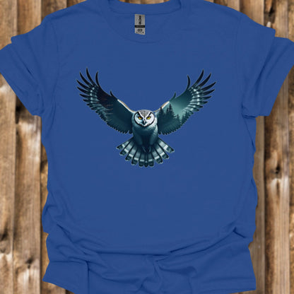 Vliegende Uil Double Exposure T‑Shirt