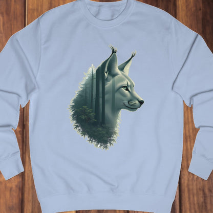 Lynx double exposure sweatshirt 