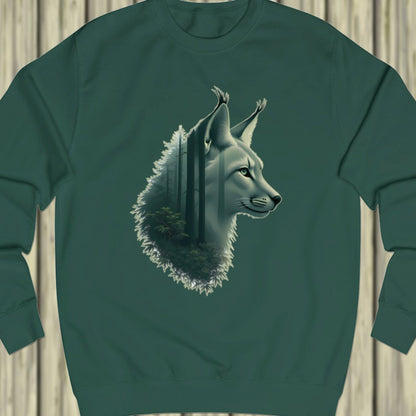 Lynx double exposure sweatshirt 