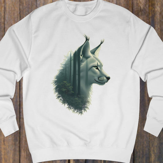 Lynx double exposure sweatshirt 