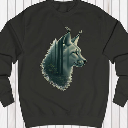 Lynx double exposure sweatshirt 