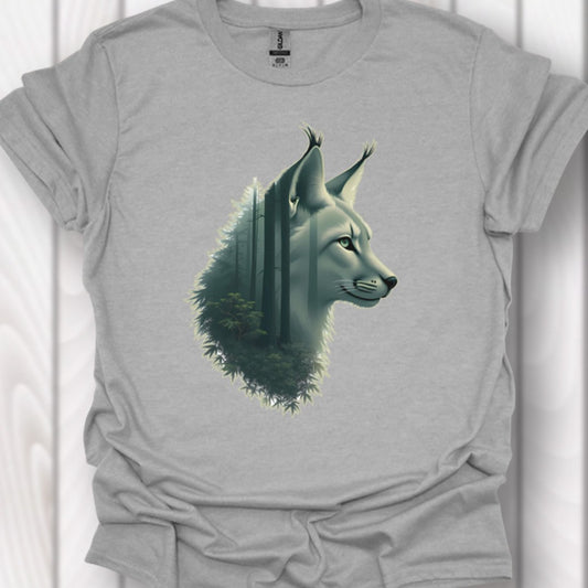 Lynx Double Exposure T‑Shirt