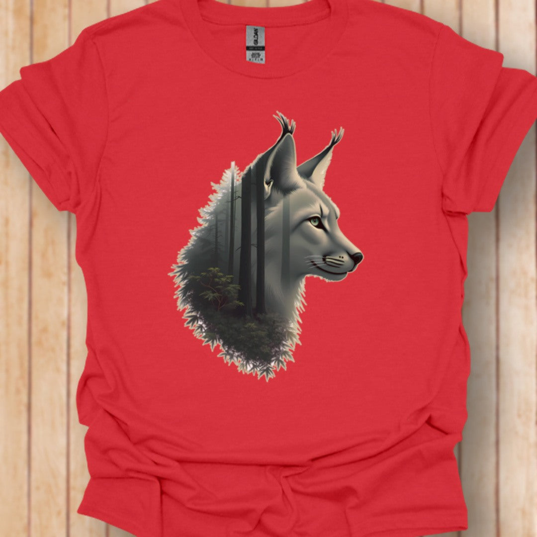 Lynx Double Exposure T‑Shirt