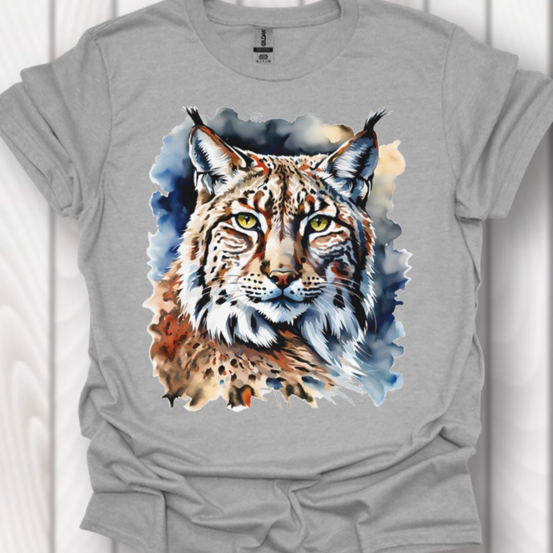 Lynx paintart tijdloos T-shirt