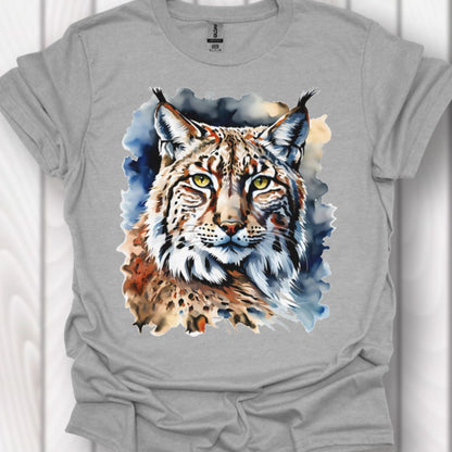 Lynx paintart tijdloos T-shirt