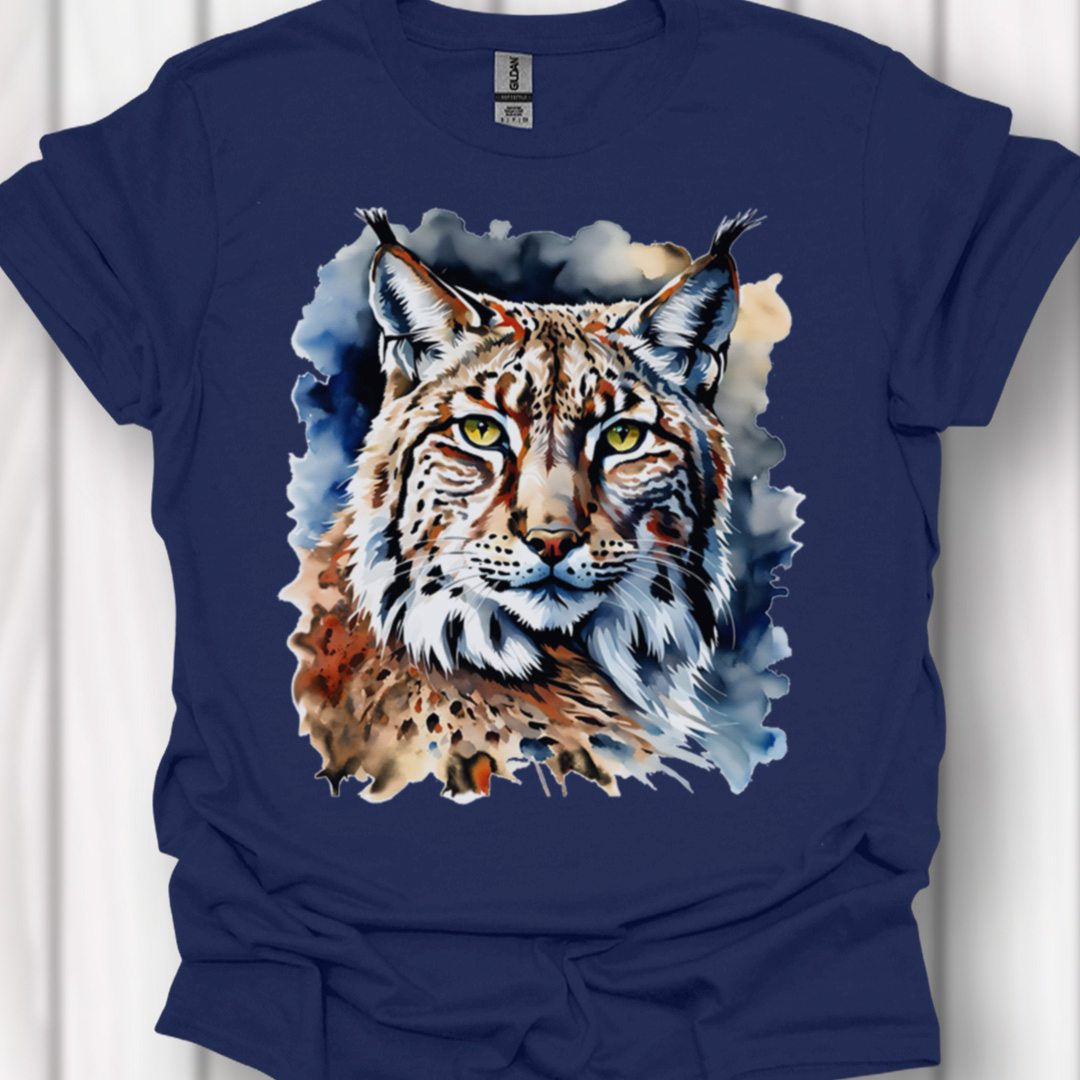 Lynx paintart tijdloos T-shirt