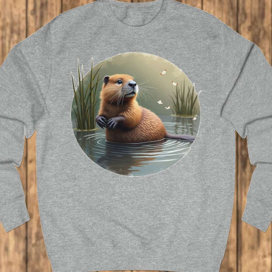 Bever met vlinders sweatshirt