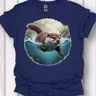 Loutre nageuse T-shirt intemporel