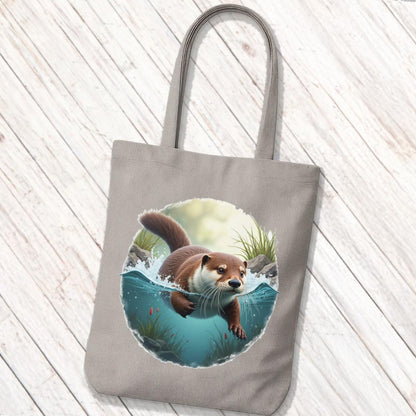 Tote Bag Zwemmende Otter