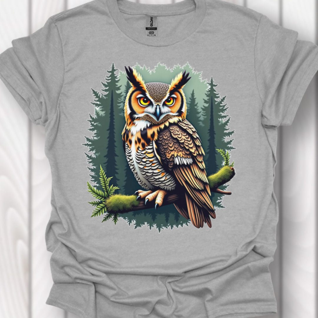 Hibou grand-duc T-shirt intemporel