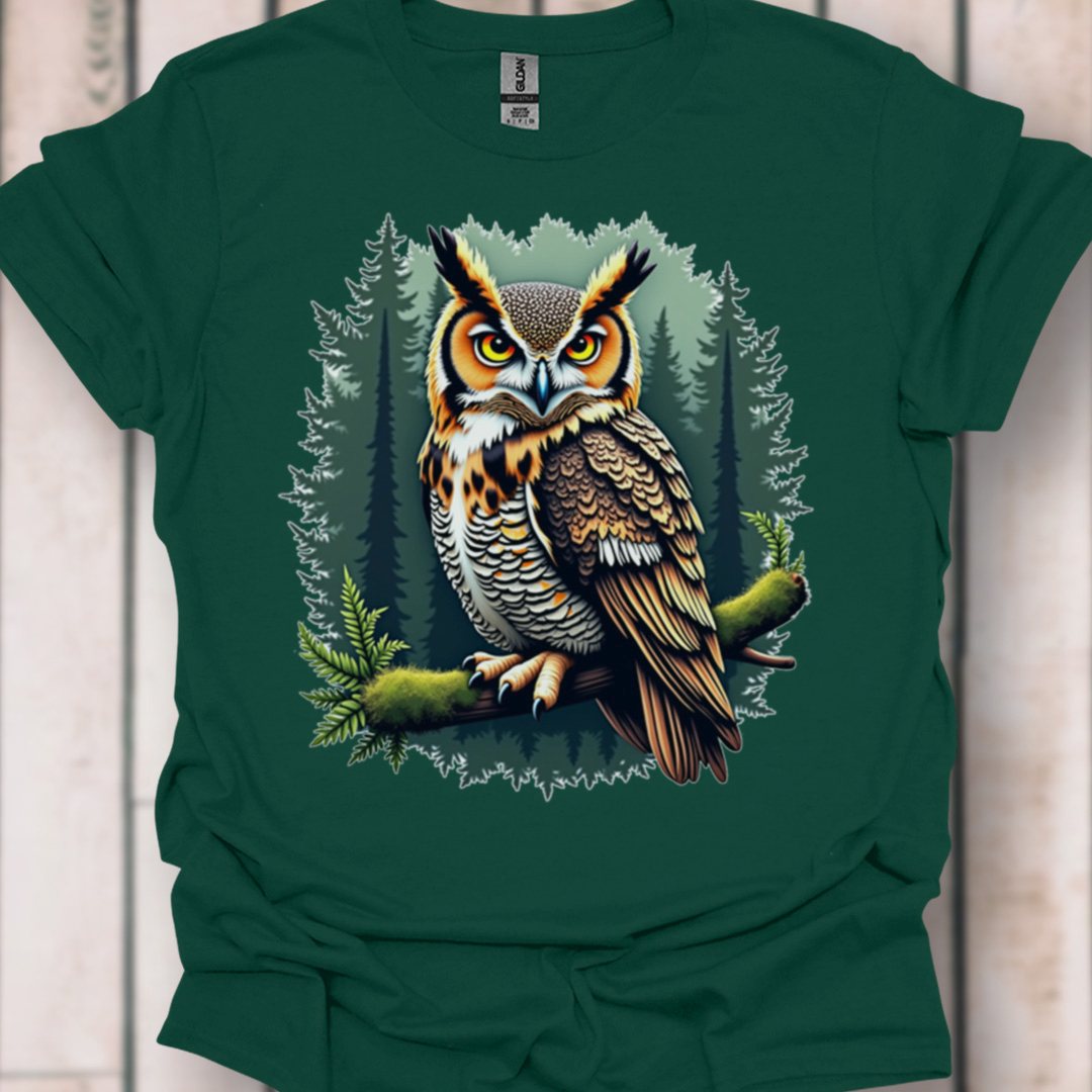 Hibou grand-duc T-shirt intemporel