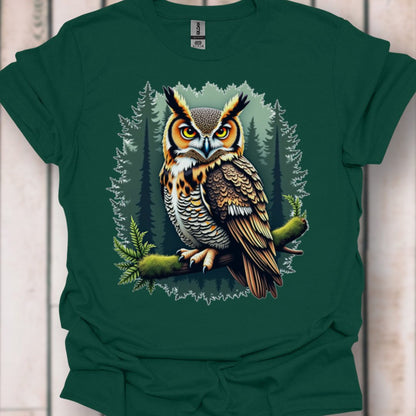 Hibou grand-duc T-shirt intemporel