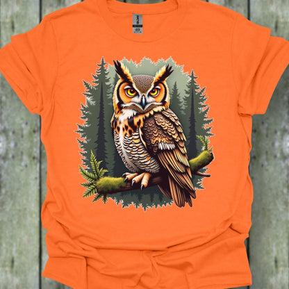 Hibou grand-duc T-shirt tendance