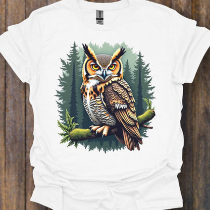 Hibou grand-duc T-shirt intemporel