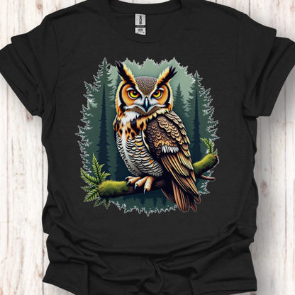 Hibou grand-duc T-shirt intemporel