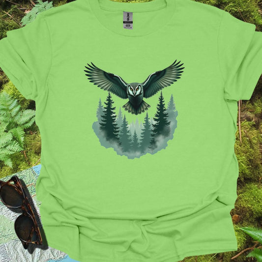 Chouette mystérieuse  T-shirt tendance 
