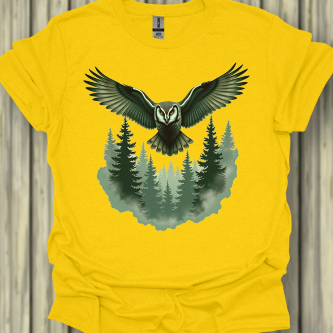 Chouette mystérieuse  T-shirt tendance 