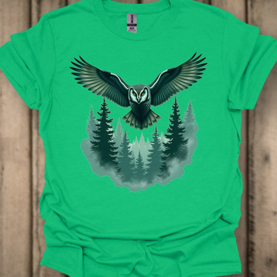 Chouette mystérieuse  T-shirt tendance 