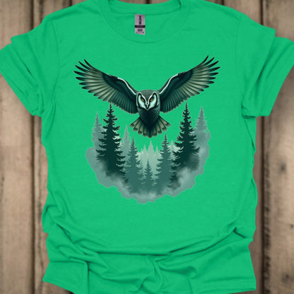 Chouette mystérieuse  T-shirt tendance 