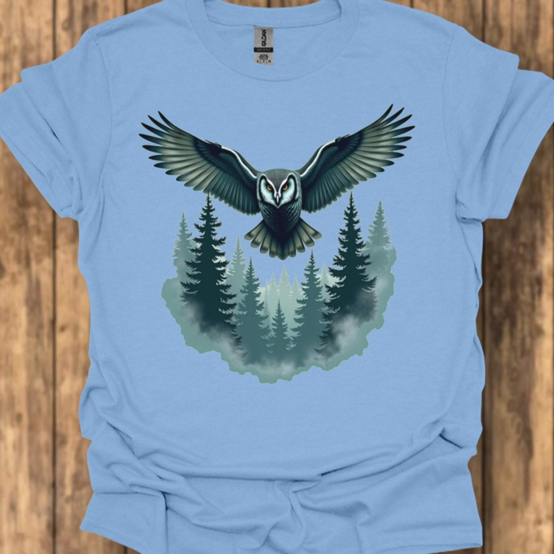 Chouette mystérieuse  T-shirt tendance 