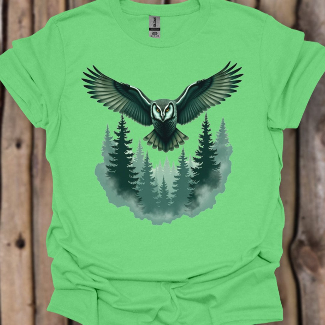 Chouette mystérieuse  T-shirt tendance 