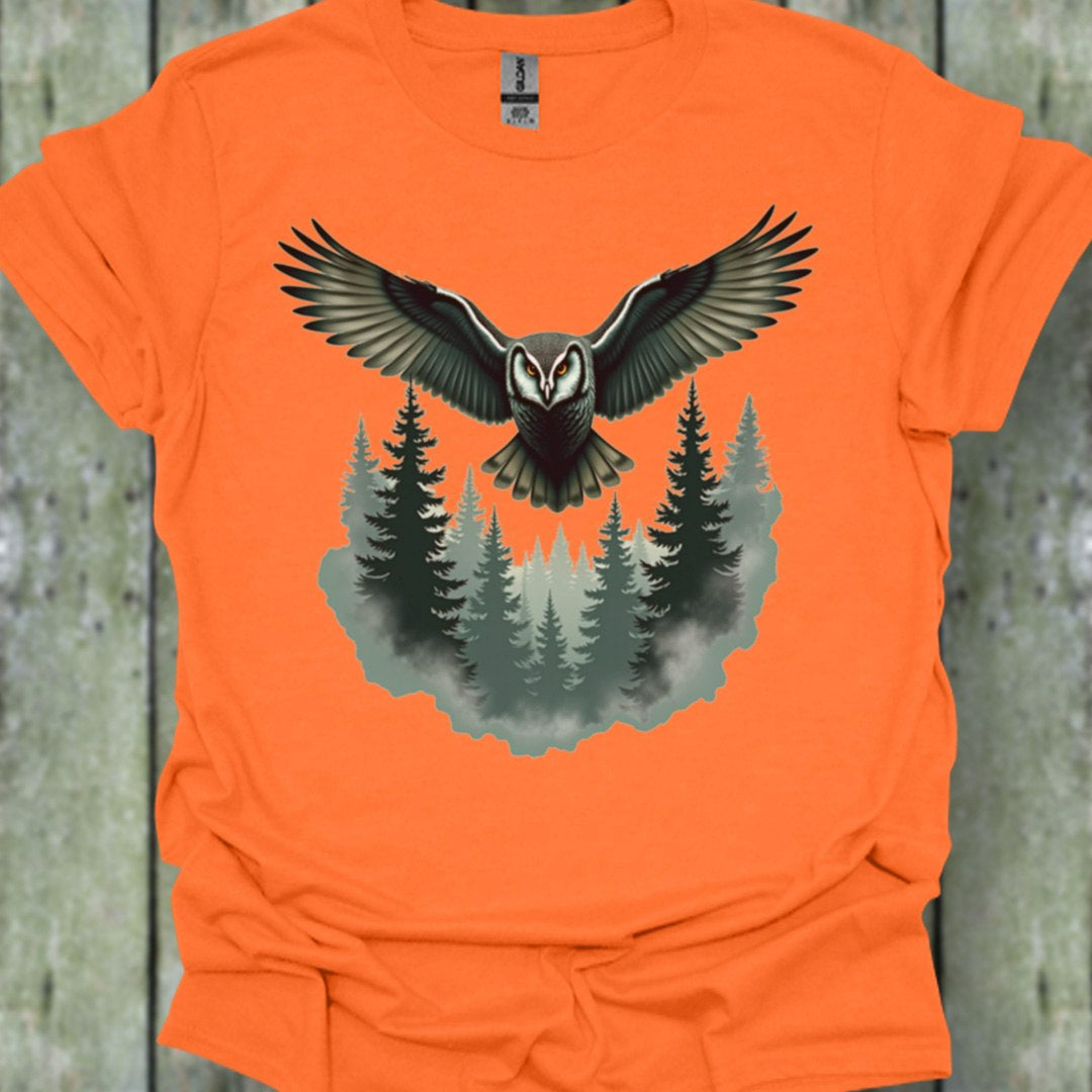 Chouette mystérieuse  T-shirt tendance 