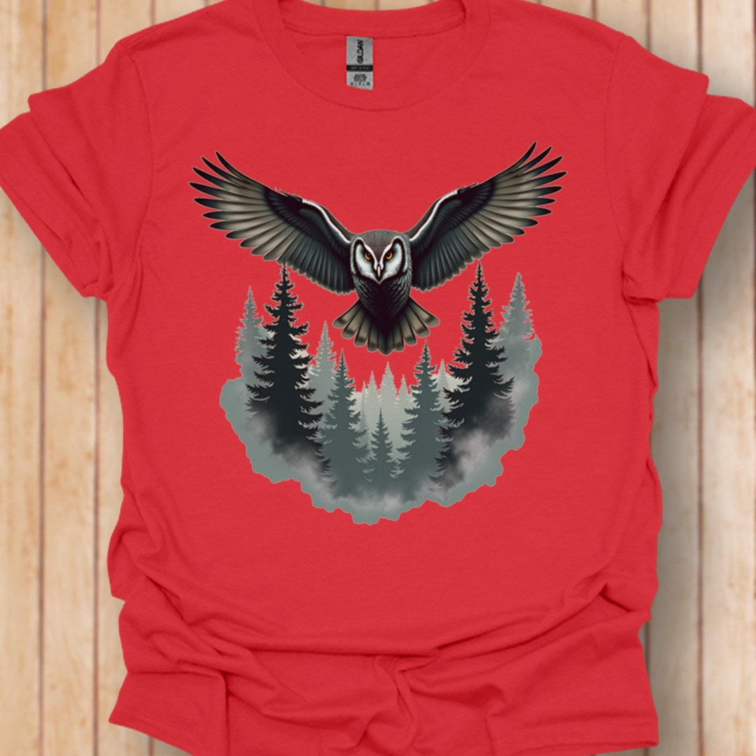 Chouette mystérieuse  T-shirt tendance 