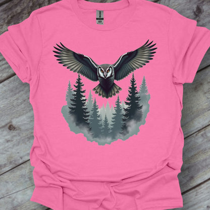 Chouette mystérieuse  T-shirt tendance 