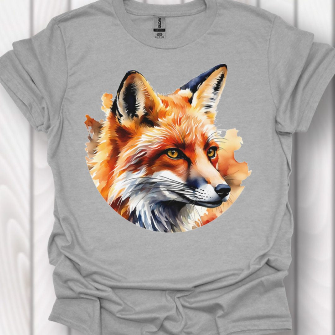 Renard art de peinture T-shirt intemporel