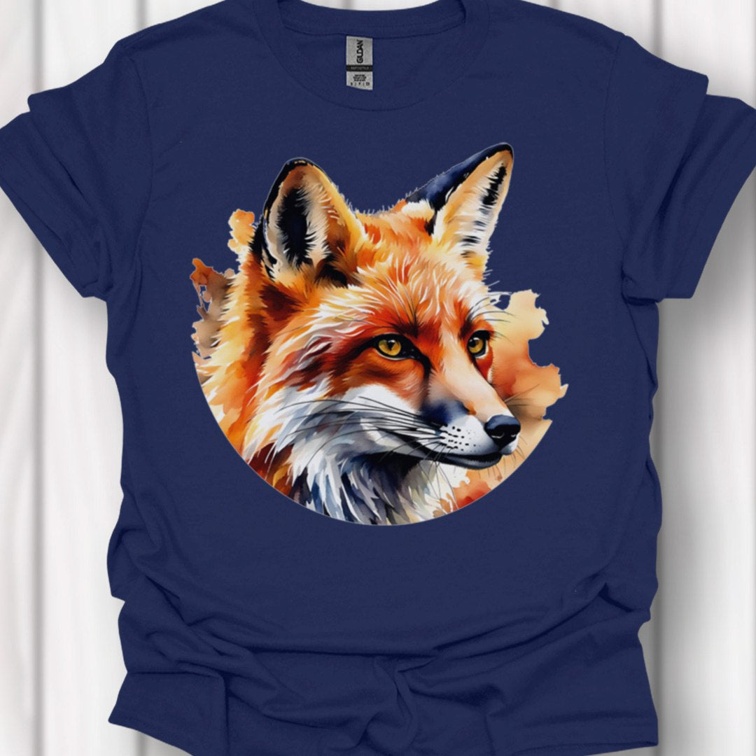 Renard art de peinture T-shirt intemporel