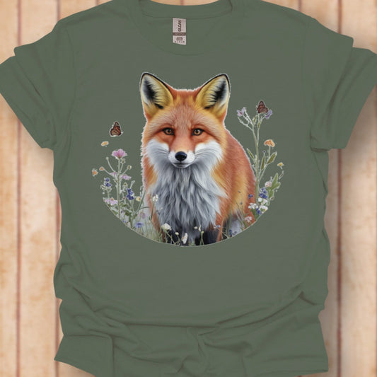 Zomerse vos tijdloos T-shirt