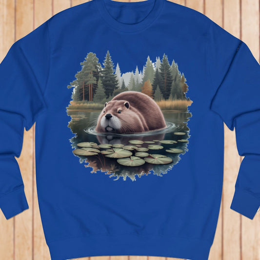 Bever in het bos sweatshirt