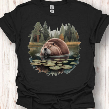 Bever in het bos T‑Shirt