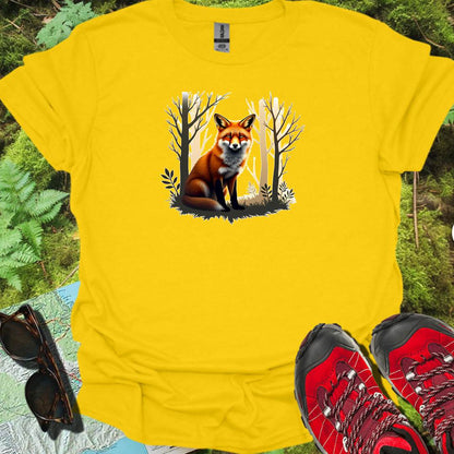 Renard amical T-shirt tendance