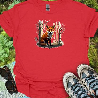 Renard amical T-shirt tendance