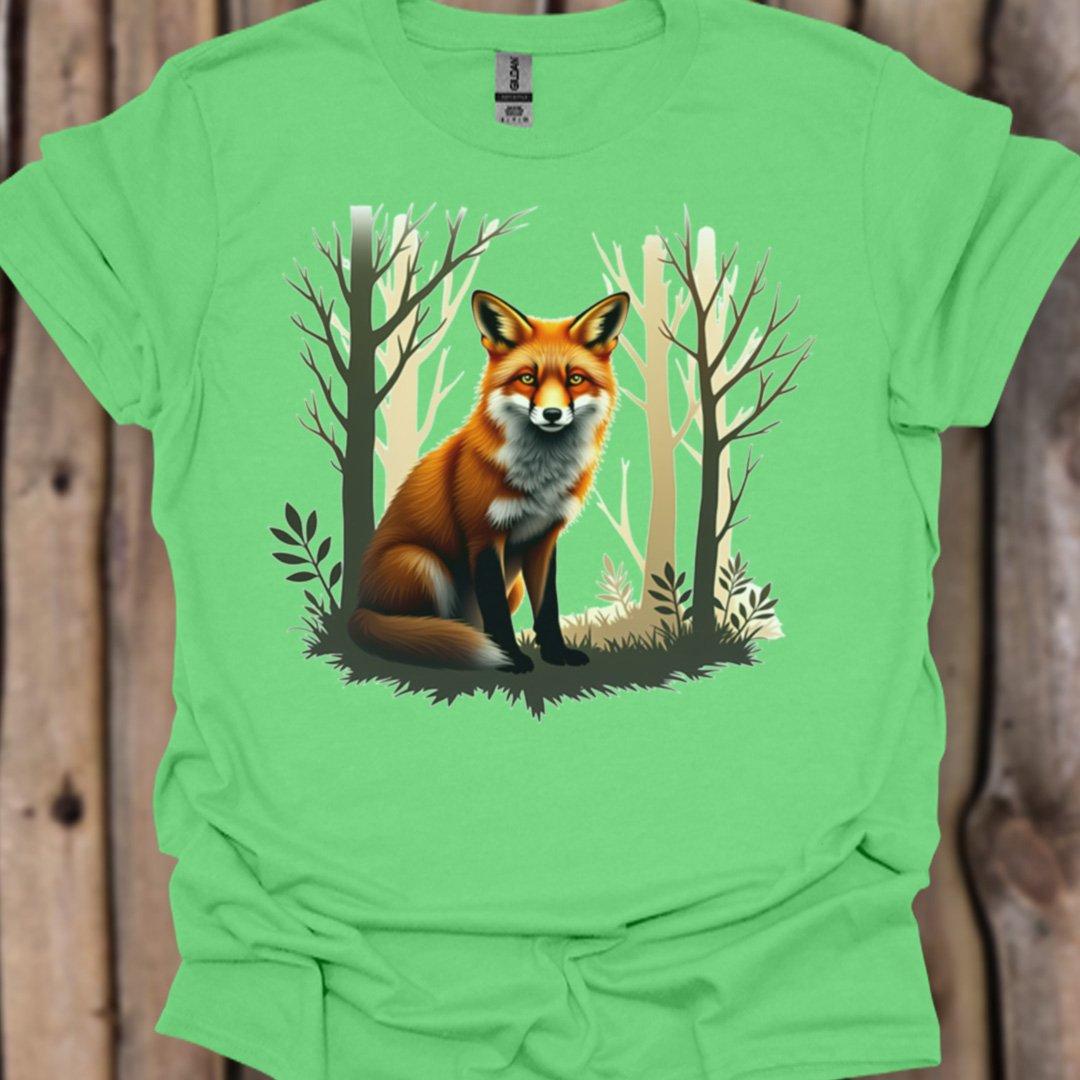Renard amical T-shirt tendance