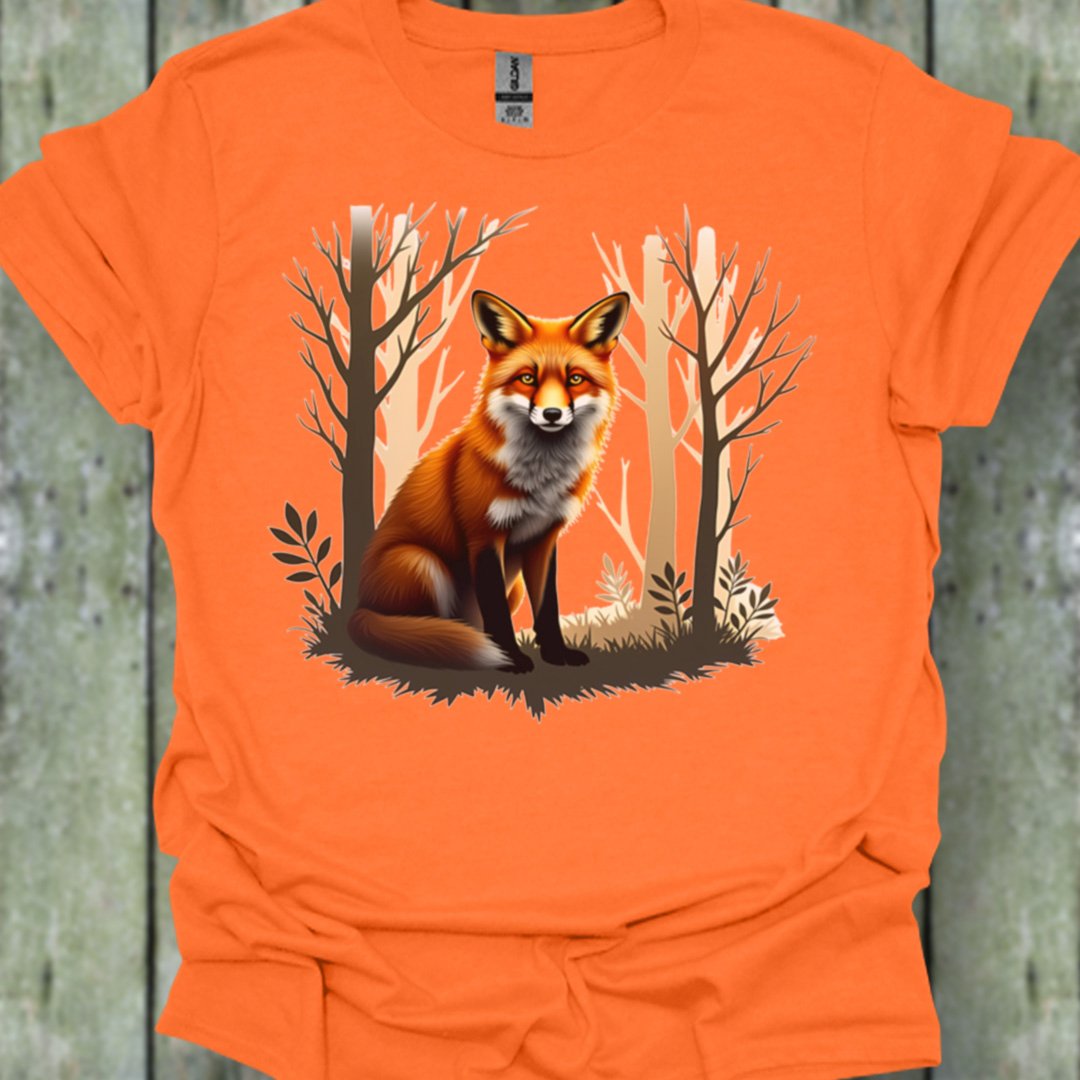 Renard amical T-shirt tendance