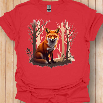 Renard amical T-shirt tendance