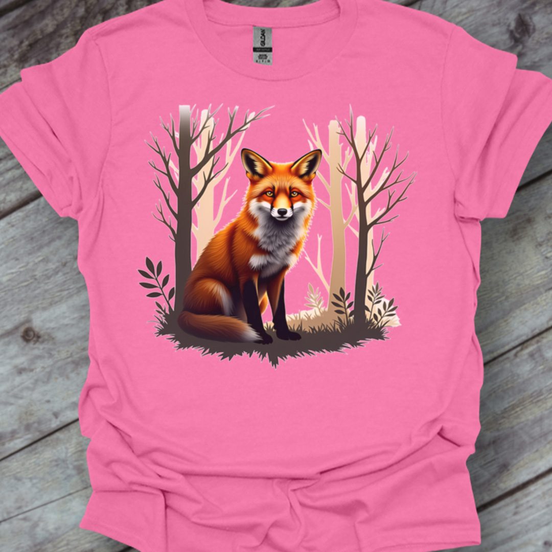Renard amical T-shirt tendance