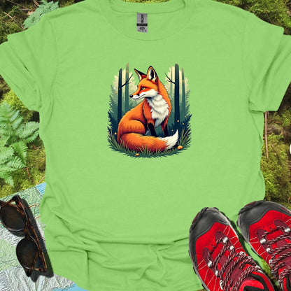 Smart fox trendy T-shirt