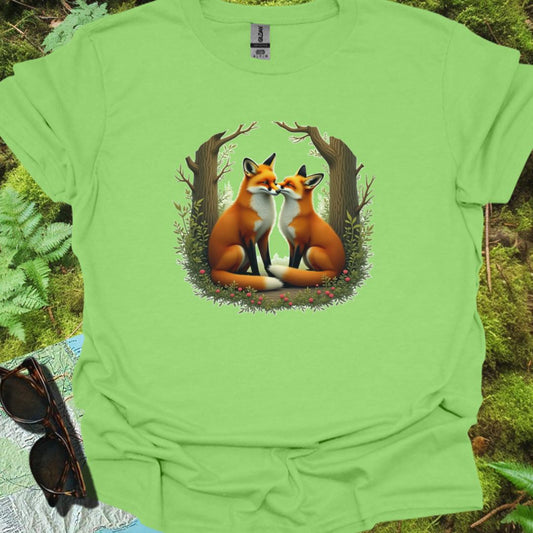 Amour de renard T-shirt tendance
