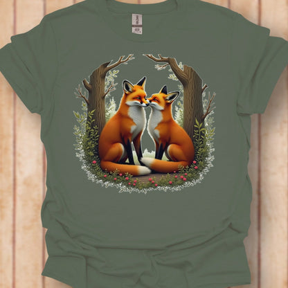 Vossenliefde tijdloos T-shirt