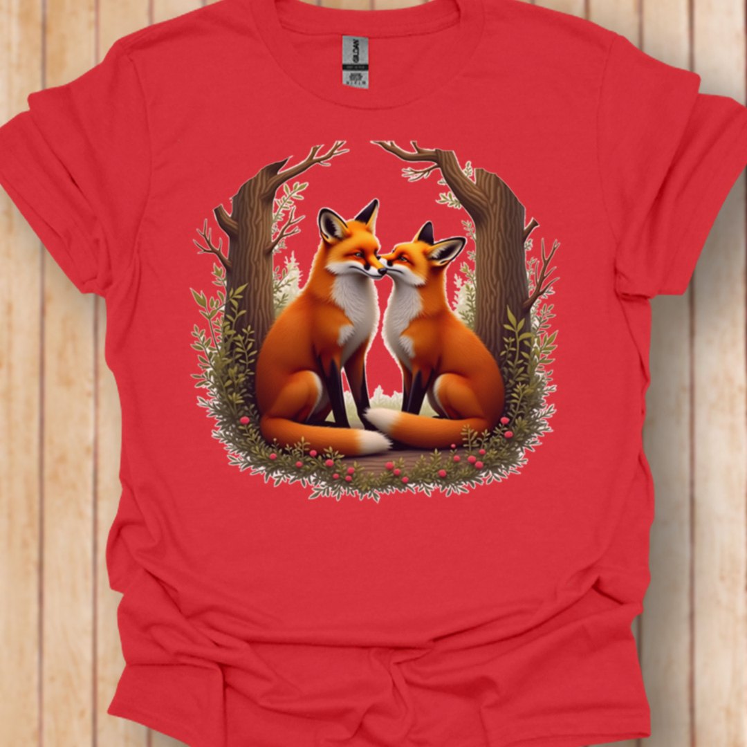 Vossenliefde trendy T-shirt