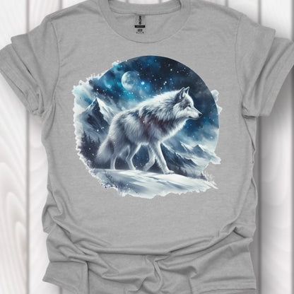 Sneeuwwolf tijdloos T-shirt