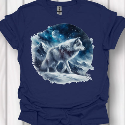 Sneeuwwolf tijdloos T-shirt