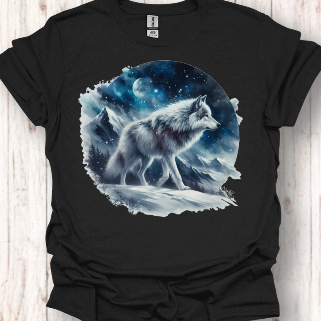 Sneeuwwolf tijdloos T-shirt