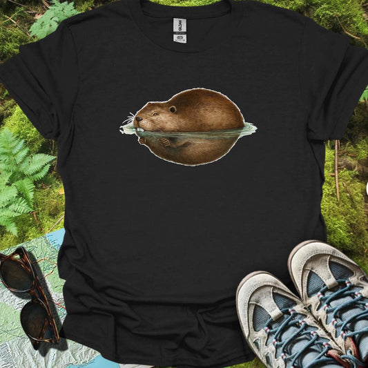 Dobberende bever tijdloos T-shirt