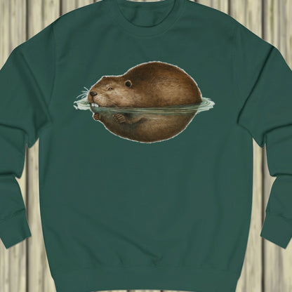 Floating beaver sweatshirt