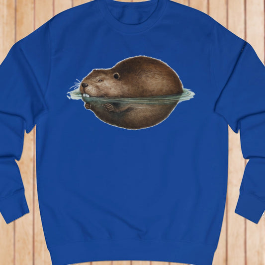 Floating beaver sweatshirt